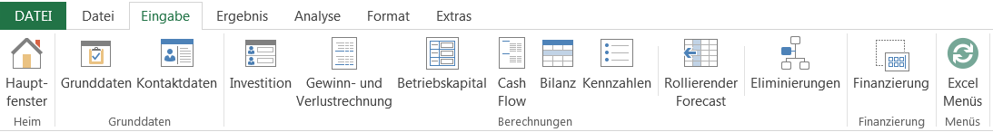 Invest for SharePoint, project data view (simple example)