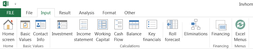 Invest for SharePoint, project data view (simple example)