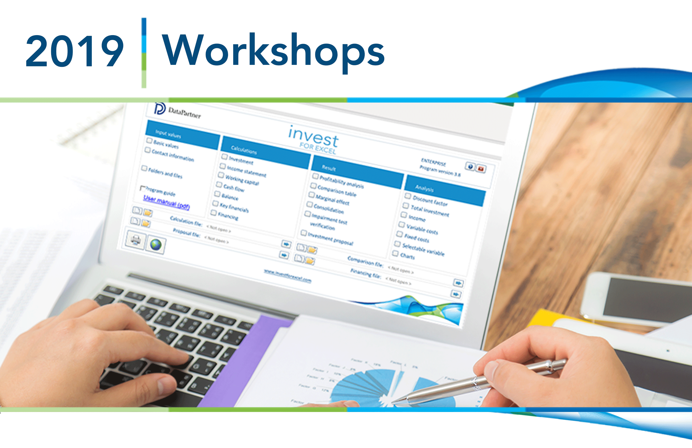 Invest for Excel workshops 2019